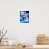 Poster Flying Unicorn Cascade Imaginaire Cheval Art (Cuisine)