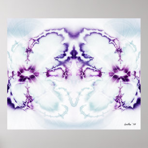 Poster FM - Violet et Turquoise 4