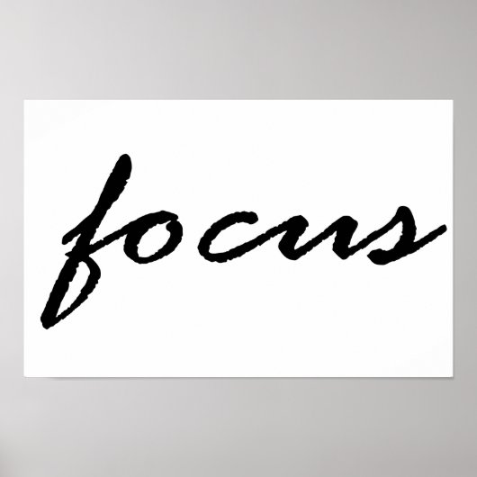 Poster Focus (Devant)