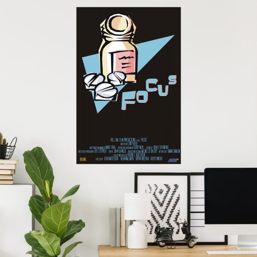 Poster Focus (Bureau à domicile)