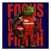 Poster Focus. Control. Finish (Devant)