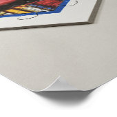 Poster Focus géométrique : Bordure et bordure du puzzle J (Coin)