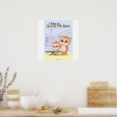 Poster Focus on giving your best Wall art (Cuisine)