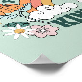 Poster Focus sur la gentillesse graphique Super (Coin)