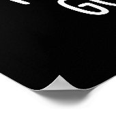 Poster Focus Sur Les Bonnes Choses Positive Pun Dark BG (Coin)
