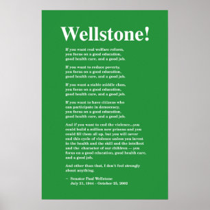 Poster Focus sur une bonne éducation, Wellstone 16x24