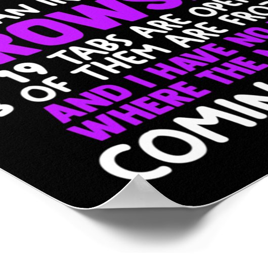 Poster Fog - Fibro Survivor Fun Fibromyalgia Sensibilisat (Coin)