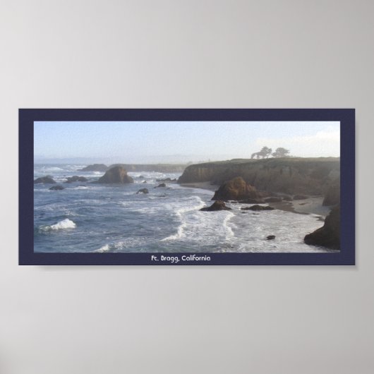 Poster Foggy Ft. Bragg California Morning (Devant)