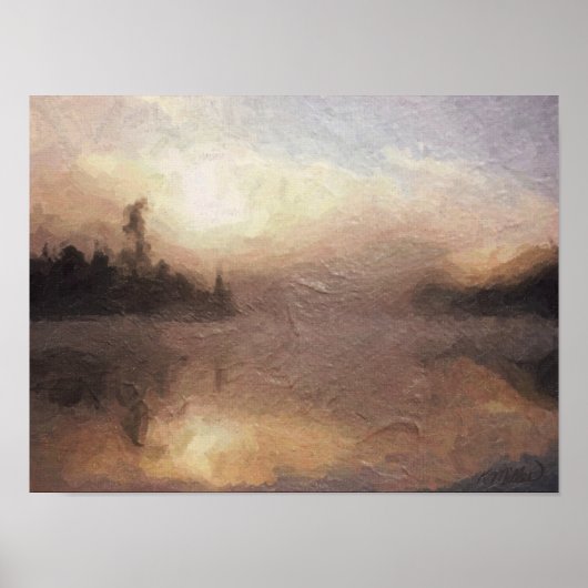 Poster Foggy Morning (Devant)