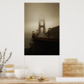 Poster Foggy Sur La Baie (Cuisine)