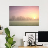 Poster Foggy Winter Sunrise (6598) (Bureau à domicile)