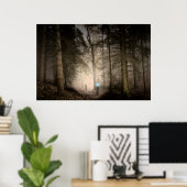 Poster Foggy Woodland Rushmere Country Park (0837) (Bureau à domicile)