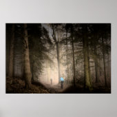 Poster Foggy Woodland Rushmere Country Park (0837) (Devant)