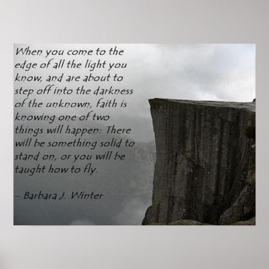 Poster "Foi" (Devant)