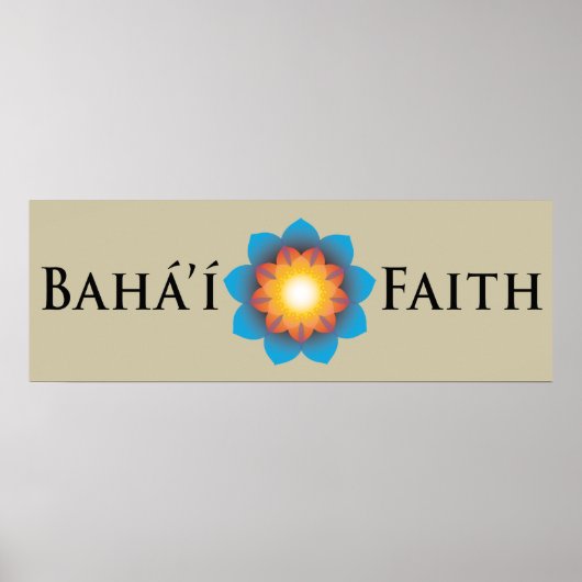 Poster Foi Bahá'í (Devant)