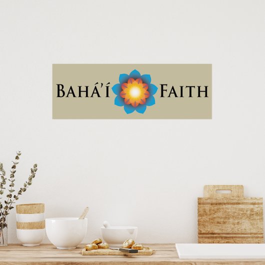 Poster Foi Bahá'í (Cuisine)