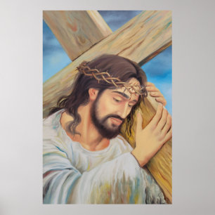 Poster Foi chrétienne Jésus Christ