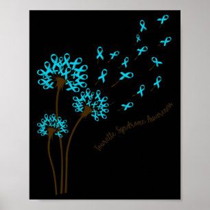 Poster Foi de pissenlit Espoir Amour Sensibilisation au s