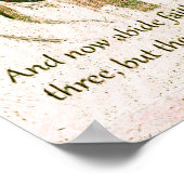 Poster Foi, Espoir et Amour (Coin)