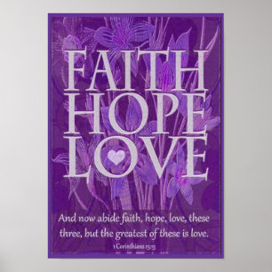 Poster Foi, espoir et amour