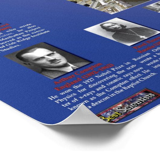 Poster Foi et science : Physique (Coin)