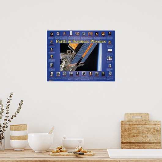 Poster Foi et science : Physique (Cuisine)