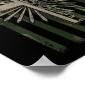 Poster Foi Famille Citation de chasse Jésus Christian Dee (Coin)