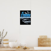 Poster Foi Fitness Motivation : Soyez Chrétien Fort (Cuisine)