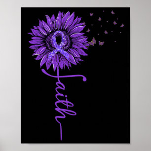 Poster Foi Heimerheimer Fleur de soleil pourpre Heimerhei