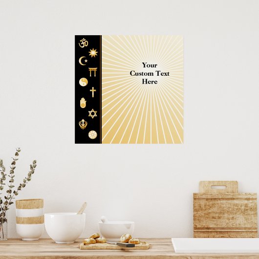 Poster Foi internationale (Cuisine)