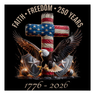 Poster Foi Liberté 250 Ans