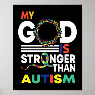Poster Foi Mon Dieu est plus fort que la Sensibilisation
