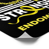 Poster Foi Mon Dieu Est Plus Fort Que L'Endometriose (Coin)