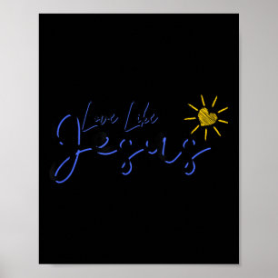 Poster Foi Religieuse Chrétienne Inspiré Amour Comme Jésu
