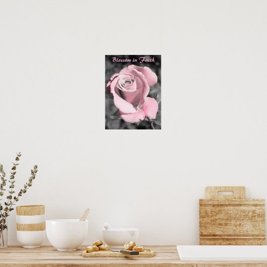 Poster Foi rose (Cuisine)