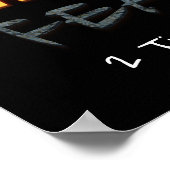 Poster Foi sur la peur verset de la bible chrétienne (Coin)