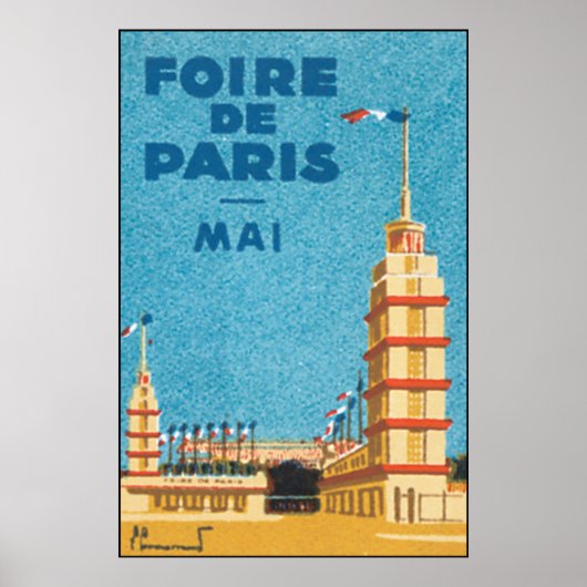 Poster Foire De Paris (Devant)