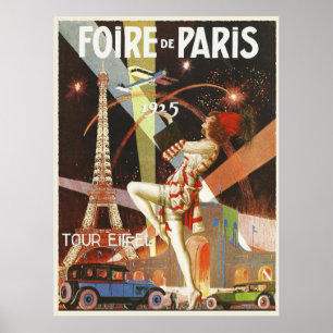 Poster Foire de Paris - Art Vintage