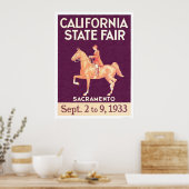 Poster Foire d'État de Californie 1933 (Cuisine)