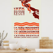 Poster Foire internationale de l'Est de Lwow 1929 (Cuisine)