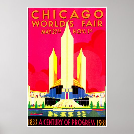 Poster Foire mondiale de Chicago 1911 (Devant)