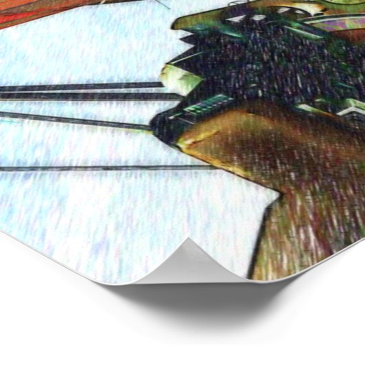 Poster Fokker Cockpit (Coin)