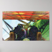 Poster Fokker Cockpit (Devant)
