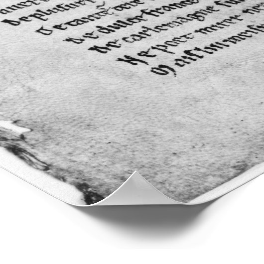 Poster Fol.43 'Le chant de Roland' (Coin)