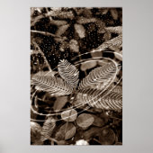 Poster Folhas - Green (Devant)