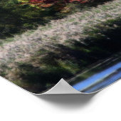 Poster Foliage D'Automne Dans Un Miroir Orton Marsh Abstr (Coin)