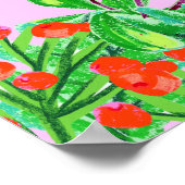 Poster Foliage de Noël - Joie (Coin)