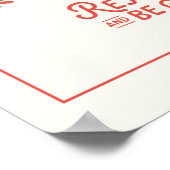 Poster Foliage d'illustrations artisanales (Coin)