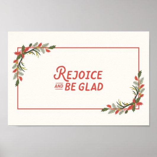 Poster Foliage d'illustrations artisanales (Devant)