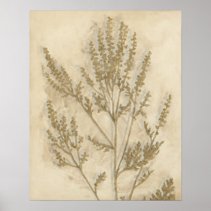 Poster Foliage doré II